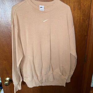 Nike Beige Crewneck Sweatshirt